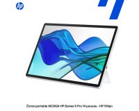 HP Series 5 Pro WQXGA Portable Monitor - 514pn écran plat de PC 35,6 cm (14") 2560 x 1600 pixels LCD Argent