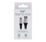 Câble USB A / Lightning 2 m blanc