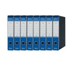 Registratore Commerciale dorso 5 cm Oxford Esselte in cartone 2 anelli A4 blu 6 pezzi