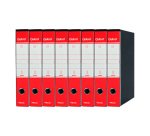 Registratore Protocollo dorso 5 cm Oxford Esselte in cartone 2 anelli A4 rosso 6 pezzi