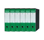 Registratore Protocollo dorso 8 cm Oxford Esselte in cartone 2 anelli A4 verde 6 pezzi