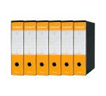 Registratore Protocollo dorso 8 cm Oxford Esselte in cartone 2 anelli A4 giallo 6 pezzi