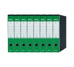 Registratore Protocollo dorso 5 cm Oxford Esselte in cartone 2 anelli A4 verde 6 pezzi