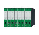 Registratore Commerciale dorso 5 cm Oxford Esselte in cartone 2 anelli A4 verde 6 pezzi
