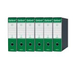 Registratore Commerciale dorso 8 cm Oxford Esselte in cartone 2 anelli A4 verde 6 pezzi