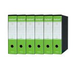 Registratore Protocollo dorso 8 cm Oxford Esselte in cartone 2 anelli A4 verde lime 6 pezzi