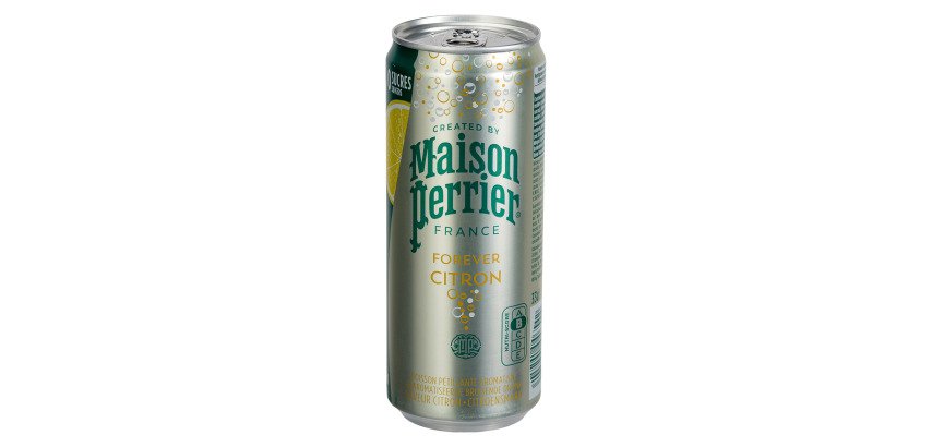 Sparkling water Maison Perrier Forever lemon 33 cl - 24 cans