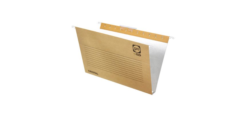 Carpetas colgantes para cajones 32 x 24 cm A4 Kraft Bicolor Gio lomo 30 mm