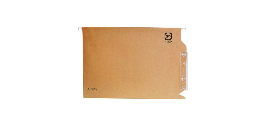 Carpetas colgantes para armarios 24 x 32 cm A4 Kraft Bicolor Gio Lomo 40 mm