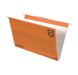 Carpetas colgantes para cajones 36,5 x 24,5 cm Folio Kraft Bicolor Gio lomo 30 mm