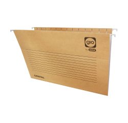 Carpetas colgantes para cajones 34,8 x 24,5 cm Folio Kraft  Bicolor Gio lomo V