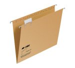 Carpetas colgantes para cajones recicladas 36,5 x 24 cm Folio+ Fade Lomo V - Paquete de 50