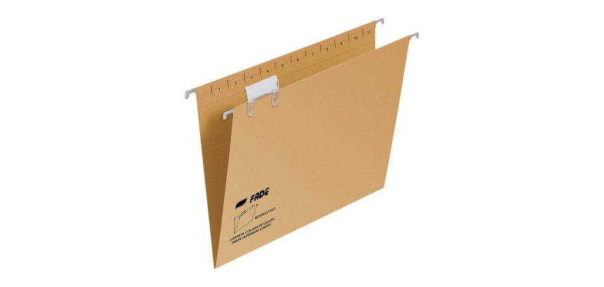 Carpetas colgantes para cajones recicladas 36,5 x 24 cm Folio+ Fade Lomo V - Paquete de 50