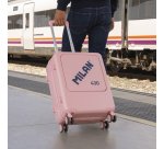 Maleta de viaje rígida MILAN since 1918 con compartimento exterior