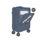 Maleta de viaje rígida MILAN since 1918 con compartimento exterior