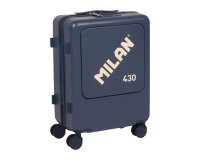 Maleta de viaje rígida MILAN since 1918 con compartimento exterior