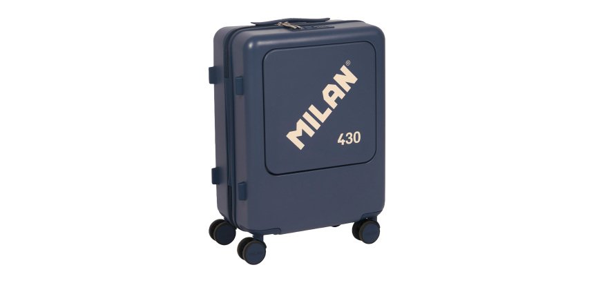 Maleta de viaje rígida MILAN since 1918 con compartimento exterior