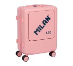 Maleta de viaje rígida MILAN since 1918 con compartimento exterior