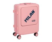 Maleta de viaje rígida MILAN since 1918 con compartimento exterior