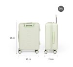 Maleta de viaje rígida MILAN since 1918 con compartimento exterior