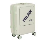 Maleta de viaje rígida MILAN since 1918 con compartimento exterior