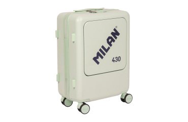 Maleta de viaje rígida MILAN since 1918 con compartimento exterior