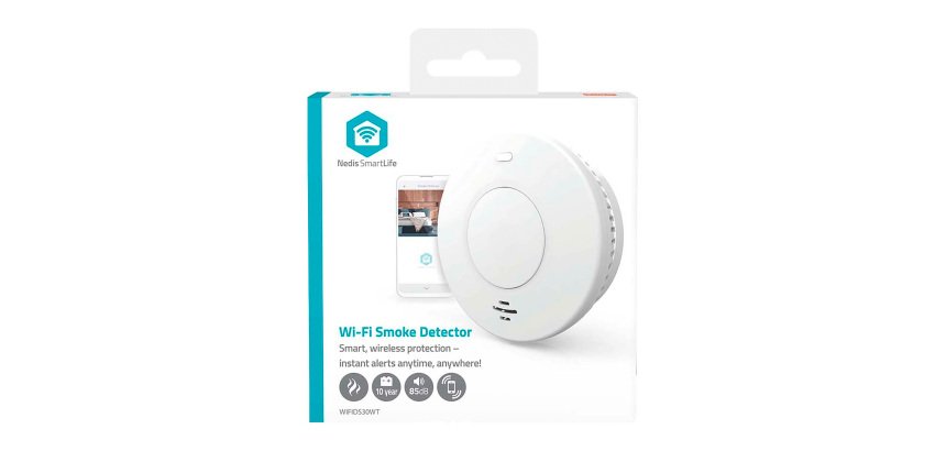 Détecteur de fumée WIFI - Nédis SmartLife
