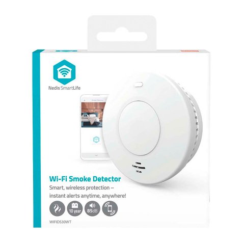 Détecteur de fumée WIFI - Nédis SmartLife