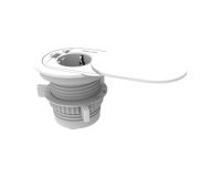 Toma Carga Encastrable + USB A/C Ø 60/80 cm Fellowes con tapa