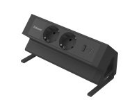 Regleta Sobremesa 2 Tomas + USB A/C Fellowes