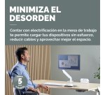 Regleta Sobremesa 1 Toma + USB A/C Fellowes