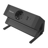 Regleta Sobremesa 1 Toma + USB A/C Fellowes