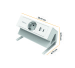 Regleta Sobremesa 1 Toma + USB A/C Fellowes