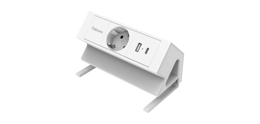 Regleta Sobremesa 1 Toma + USB A/C Fellowes