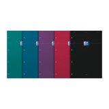 Bloc de bureau Smart Oxford 21 x 31,5 cm agrafé- grands carreaux - 80 feuilles perforées