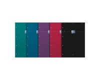 Bloc de bureau Smart Oxford 21 x 31,5 cm agrafé - grands carreaux - 80 feuilles perforées