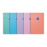 Carnet agrafé Smart Oxford 9 x 14 cm assorti aléatoire ligné 6 mm 60 pages