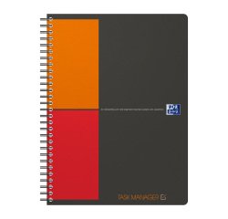 Spiral notebook Oxford International Task Manager B5 19.9 x 25 cm lined 7 mm 160 pages