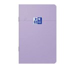 Carnet agrafé Smart Oxford 9 x 14 cm assorti aléatoire ligné 6 mm 60 pages