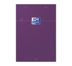 Bloc de bureau Smart Oxford 14,8 x 21 cm agrafé - 5 x 5 - 80 feuilles g