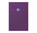 Bloc de bureau Smart Oxford 21 x 31,5 cm agrafé - quadrillé 5 x 5 - 80 feuilles