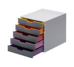 Cassettiera Varicolor Mix 5 cassetti Durable