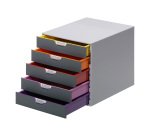 Cassettiera Varicolor Mix 5 cassetti Durable