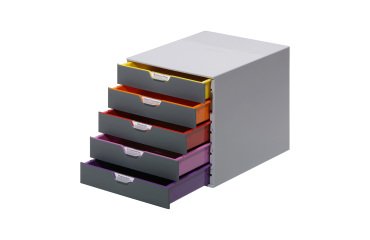 Cassettiera Varicolor Mix 5 cassetti Durable