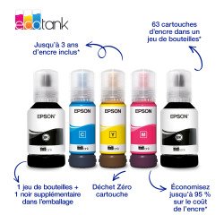 Epson Ecotank ET-4950 Imprimante multifonction à réservoir d'encre 4 en 1 - Wifi - A4 couleur