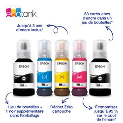 Epson ECOTANK ET-4950 Imprimante multifonction à réservoir d'encre 4 en 1 - Wifi - A4 couleur