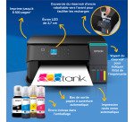 Epson ECOTANK ET-2950 Imprimante multifonction à réservoir d'encre 3 en 1 - Wifi - A4 couleur
