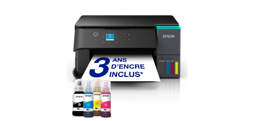 Epson ECOTANK ET-2950 Imprimante multifonction à réservoir d'encre 3 en 1 - Wifi - A4 couleur