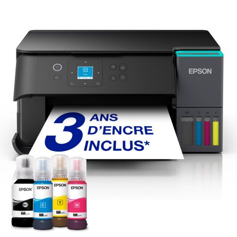 Epson ECOTANK ET-2950 Imprimante multifonction à réservoir d'encre 3 en 1 - Wifi - A4 couleur