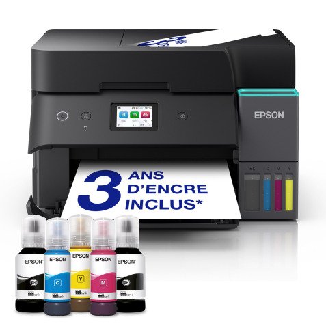 Epson ECOTANK ET-4950 Imprimante multifonction à réservoir d'encre 4 en 1 - Wifi - A4 couleur